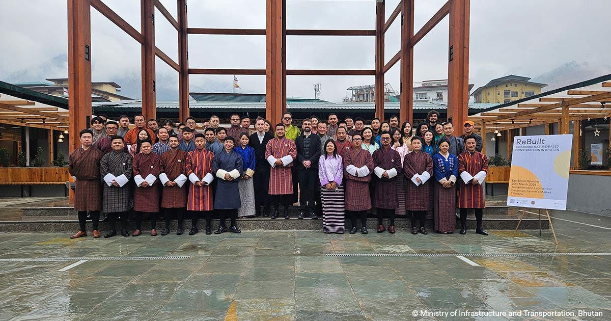 The ReBuilt Exhibition: Exploring Nature-Based Construction in Bhutan